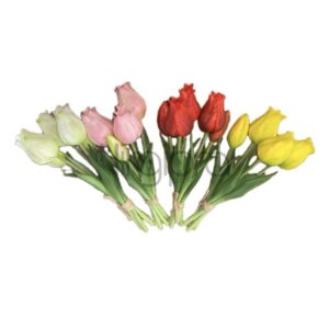 u828 m silikoninės tulpės 23cm nr.319