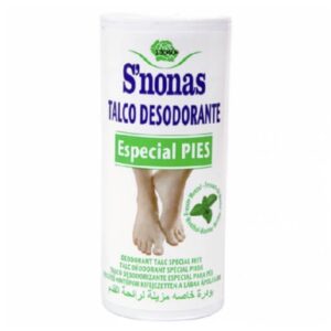 S’NONAS Desodorante pėdų talkas 100 g. Nr.826